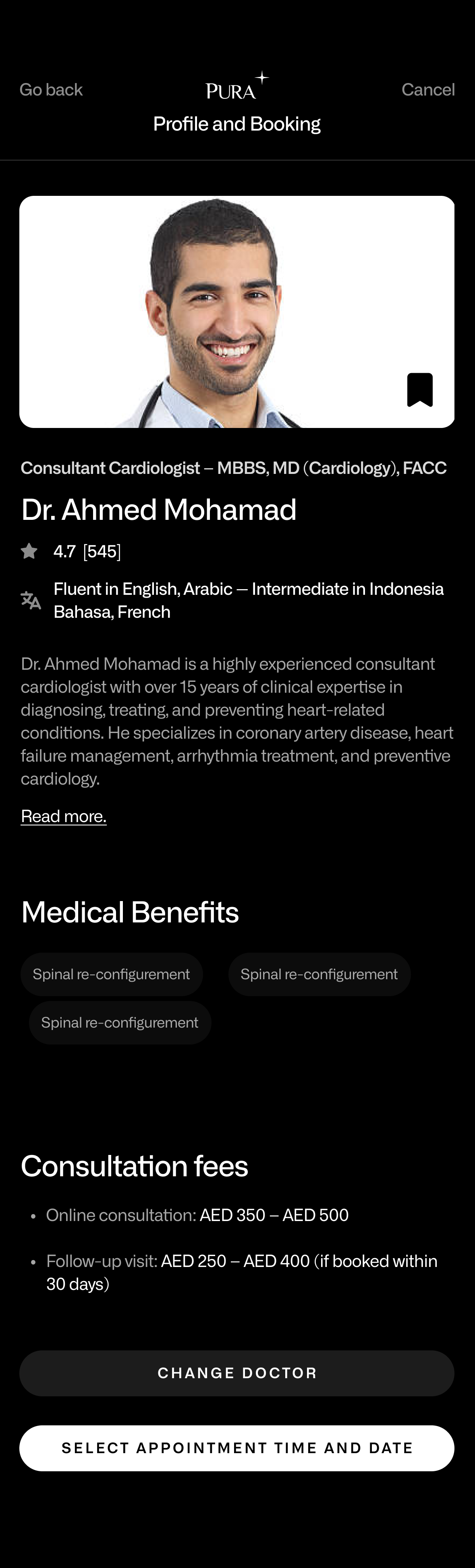 Doctor profile